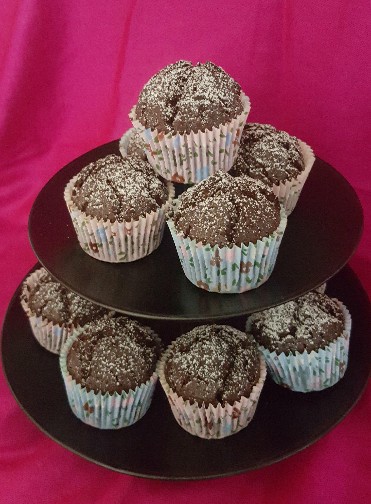 Chocolate Beetroot Muffins 