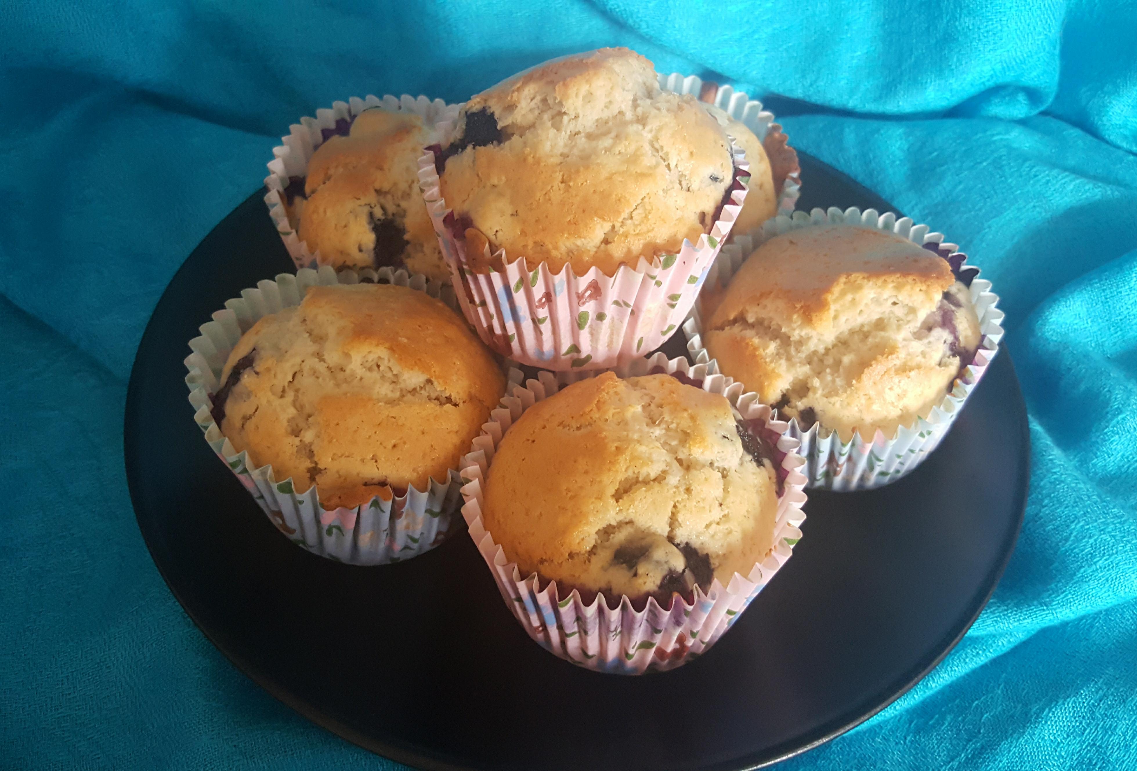 Vegan Blueberry Muffins 